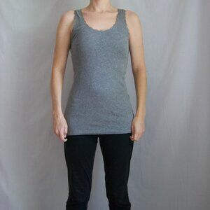 Xhilaration Light Gray Tank Top